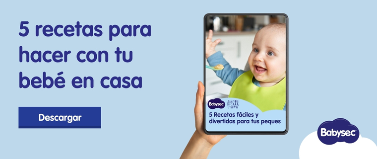 ¡Descargá 5 recetas fáciles para hacer con tu bebé en casa!